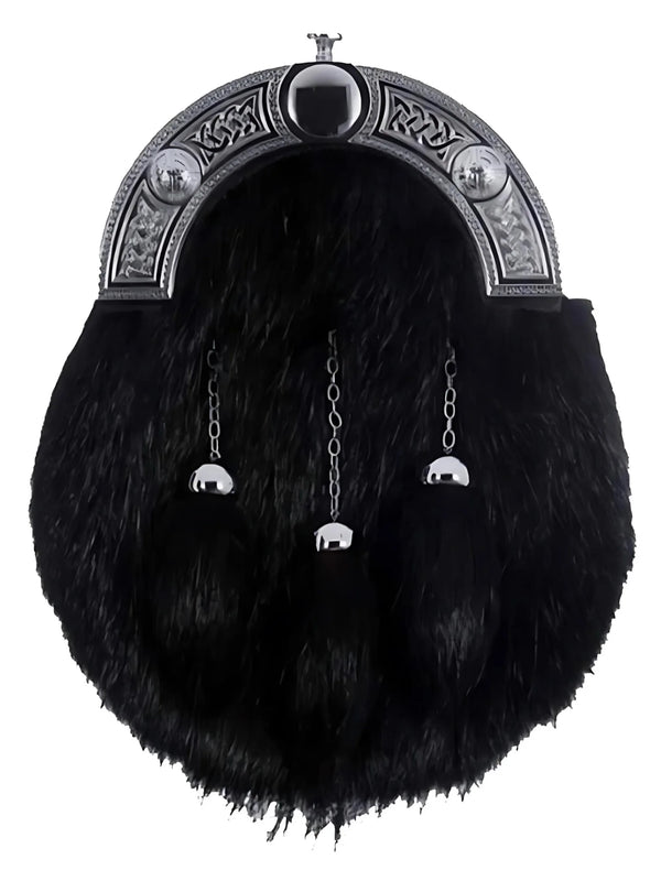 Black Full Dress Sporran